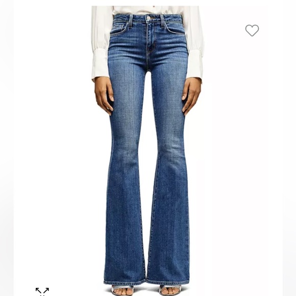 L'AGENCE Denim - NWT L’Agence Sophie High Rise Flare Jeans in Authentique 25